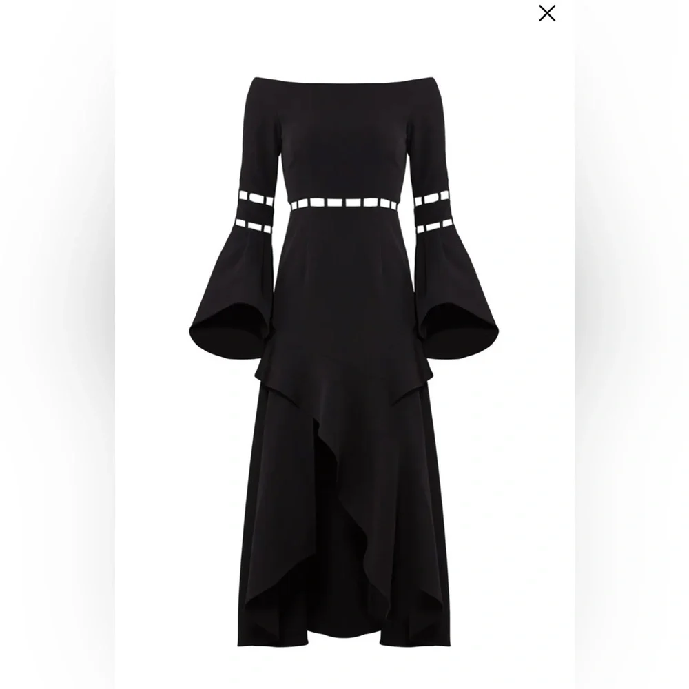 FINDERS KEEPERS Black Solar Dress - Picture 2 of 8